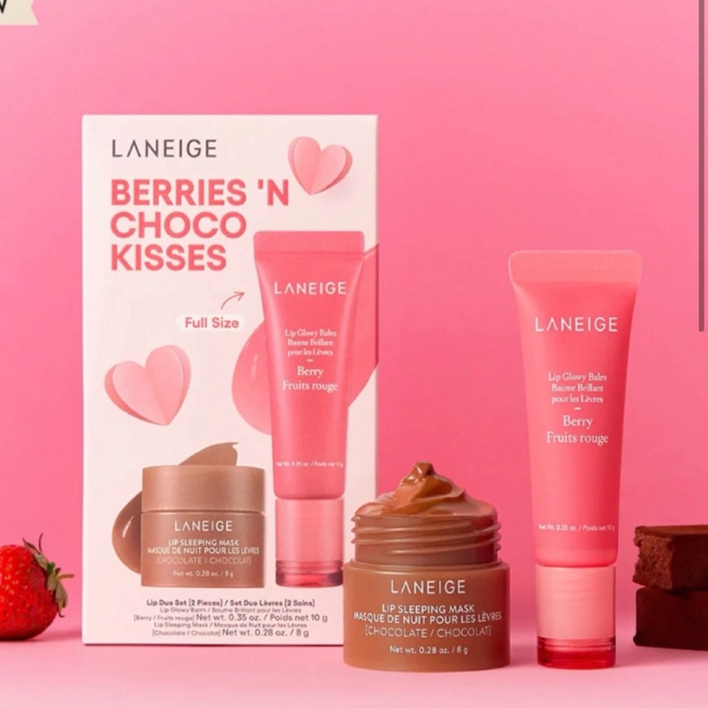 Laneige Berries 'n Choco Kisses Set. Limited Edition NIB